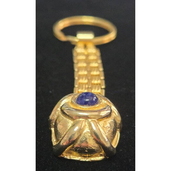 Rare Vintage Judith Leiber Keychain Bag Charm Goldtone - Picture 2 of 4
